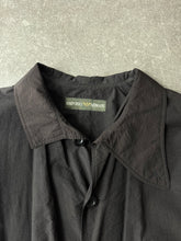 Load image into Gallery viewer, 1980s Emporio Armani dust coat black
