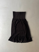 Load image into Gallery viewer, 2000s Juicy Couture velvet skirt black made in USA
