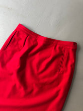 Load image into Gallery viewer, 1980s Gianfranco Ferre wool skirt red
