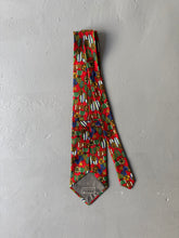 Load image into Gallery viewer, 1980s Gianfranco Ferre necktie red emblems
