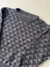 Load image into Gallery viewer, 1980s Emporio Armani wool jumper blue black
