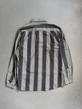Load image into Gallery viewer, 1990s Armani Jeans shirt stripped gray

