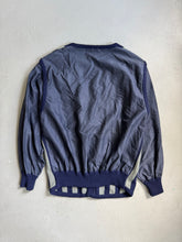 Load image into Gallery viewer, 1980s Giorgio Armani navy Blue stripped cardigan
