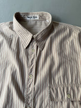Load image into Gallery viewer, 1980s Giorgio Armani stripped shirt gray / red
