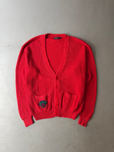 Load image into Gallery viewer, 1980s Emporio Armani 21 cardigan red
