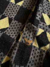 Load image into Gallery viewer, 1980s Giorgio Armani geometric jumper black / yellow
