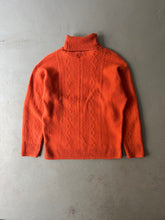 Load image into Gallery viewer, 1980s C.P. Company turtleneck jumper coral red
