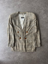 Load image into Gallery viewer, 1980s Giorgio Armani silk blazer checks
