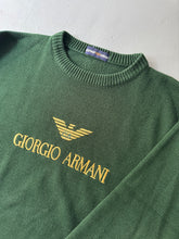 Load image into Gallery viewer, 1980s Emporio Armani jumper golden stitching
