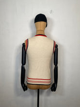 Load image into Gallery viewer, 1980 Fila Björn Borg vest Creme
