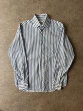 Load image into Gallery viewer, 1990s Gianfranco Ferre shirt blue striped
