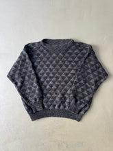 Load image into Gallery viewer, 1980s Emporio Armani wool jumper blue black
