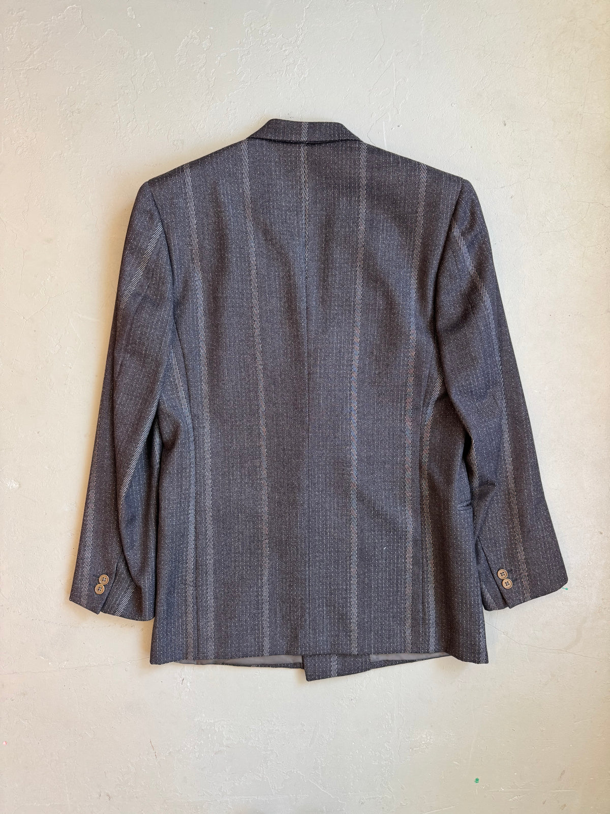 Gianni Versace striped db blazer 1980s