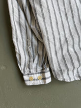 Load image into Gallery viewer, 1990s Giorgio Armani striped shirt black / white
