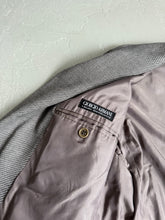 Load image into Gallery viewer, 1990s Giorgio Armani black label blazer light gray
