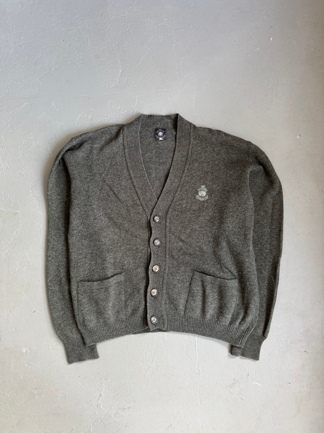 1980s Emporio Armani cardigan gray