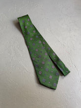 Load image into Gallery viewer, 1980s Christian Dior necktie green
