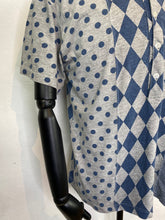 Load image into Gallery viewer, 1980s Fiorucci pirat polo blue / gray
