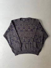 Load image into Gallery viewer, 1980s Giorgio Armani blue eagle jumper
