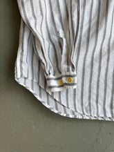 Load image into Gallery viewer, 1990s Giorgio Armani striped shirt black / white
