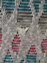 Load image into Gallery viewer, 1980s Emporio Armani diamond knit jumper gray
