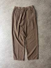 Load image into Gallery viewer, 1980s Giorgio Armani trousers brown black label
