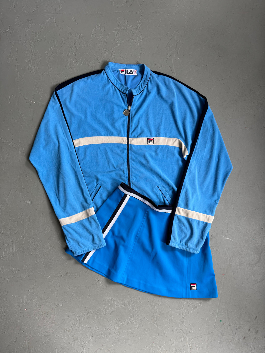 1980s Fila Tennis dress baby blue