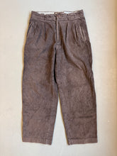 Load image into Gallery viewer, 1990s Emporio Armani corduroy pants brown
