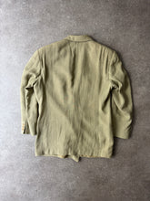 Load image into Gallery viewer, 1980s Giorgio Armani black label linen blazer beige
