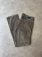 Load image into Gallery viewer, 2000s Versace jeans corduroy silver brown
