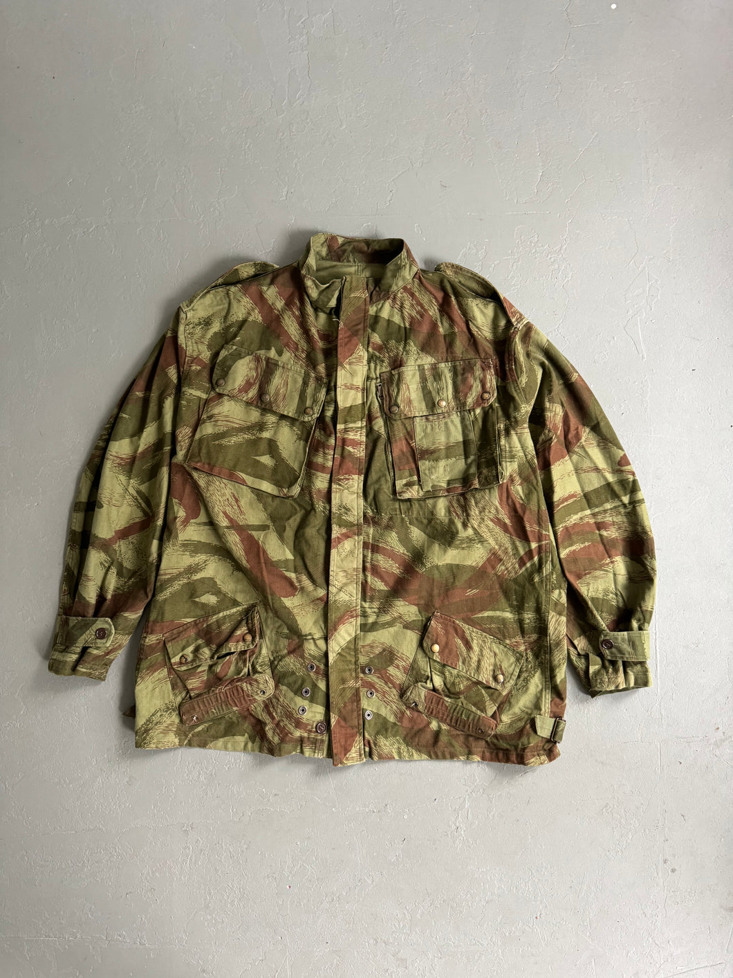 1950s French TAP 47/53 lizard camouflage paratrooper jacket