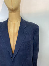 Load image into Gallery viewer, 1995 Giorgio Armani linen suit blue
