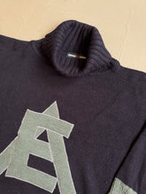 Load image into Gallery viewer, 1980s Emporio Armani turtleneck jumper blue / mint
