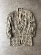 Load image into Gallery viewer, 1980s Emporio Armani blazer checked gray
