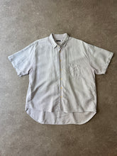 Load image into Gallery viewer, 1990s Giorgio Armani black label linen shirt light blue
