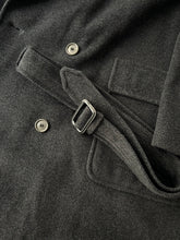 Load image into Gallery viewer, 1994 Giorgio Armani wool coat charcoal
