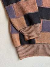 Load image into Gallery viewer, 1980s Giorgio Armani jumper brown geometric pattern
