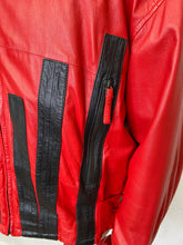 Load image into Gallery viewer, 1980s GIANFRANCO Ferre leather jacket red
