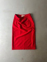 Load image into Gallery viewer, 1980s Gianfranco Ferre wool skirt red
