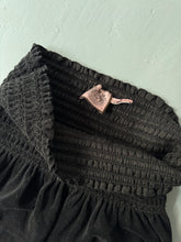 Load image into Gallery viewer, 2000s Juicy Couture velvet skirt black made in USA
