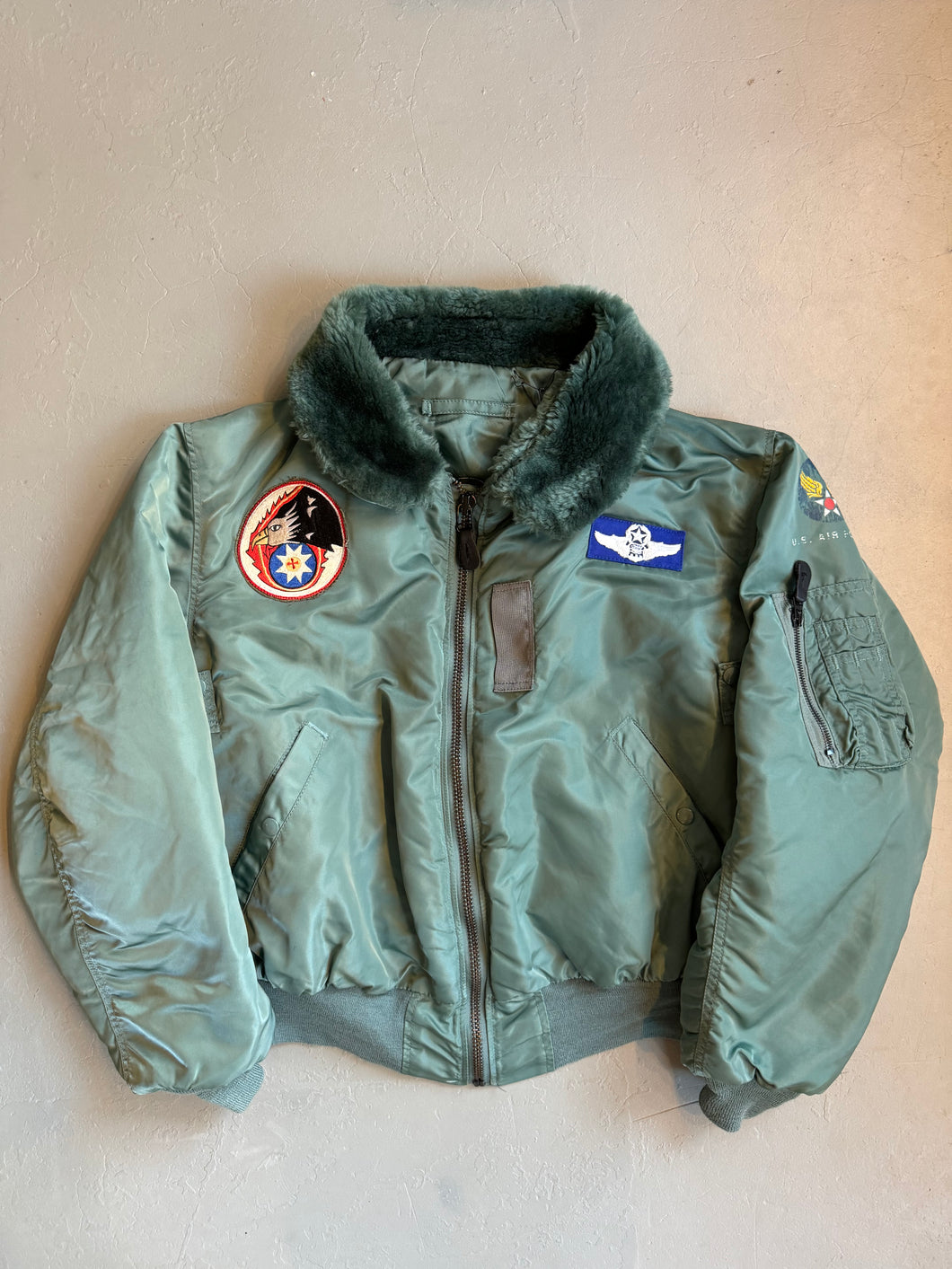 1990s Alpha Industries b15 / 773th squadron jacket