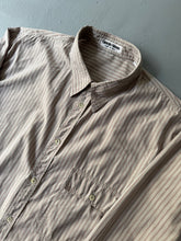 Load image into Gallery viewer, 1980s Giorgio Armani stripped shirt gray / red
