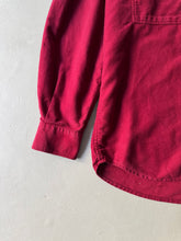 Load image into Gallery viewer, 1980s Moschino jeans shirt red velvet
