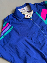 Load image into Gallery viewer, 1980s Fila tracksuit NOS blue
