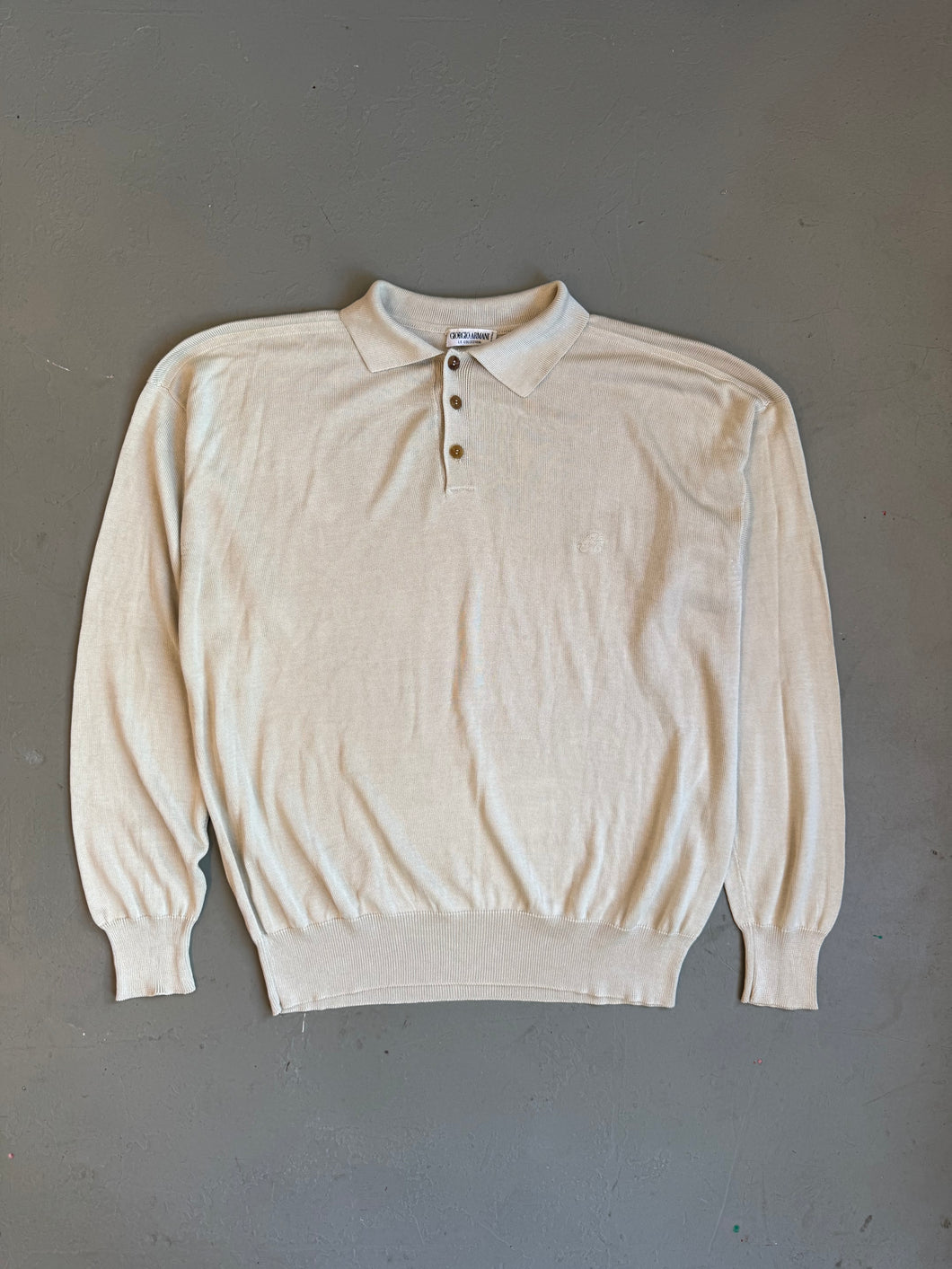 1980s GA LeCollezioni silk polo
