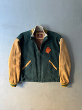 Load image into Gallery viewer, 1980s Classic Nouveau varsity leather jacket green
