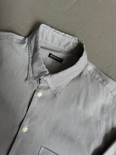 Load image into Gallery viewer, 1990s Giorgio Armani black Label shirt blue stipes
