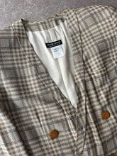 Load image into Gallery viewer, 1980s Giorgio Armani silk blazer checks
