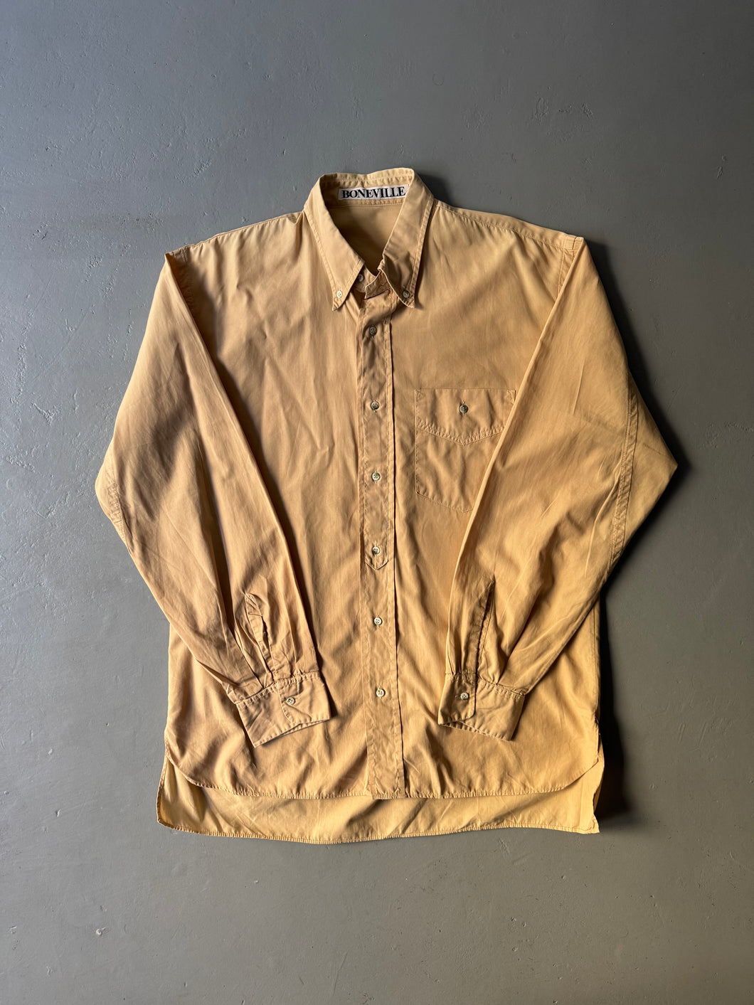 1980s Boneville Western shirt beige
