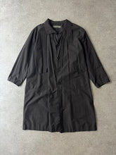 Load image into Gallery viewer, 1980s Emporio Armani dust coat black
